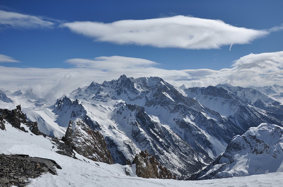 #5 Ubaye : Du col, jolie vue de l Ubaye : Du col, jolie vue de l'aiguille de Chambeyron