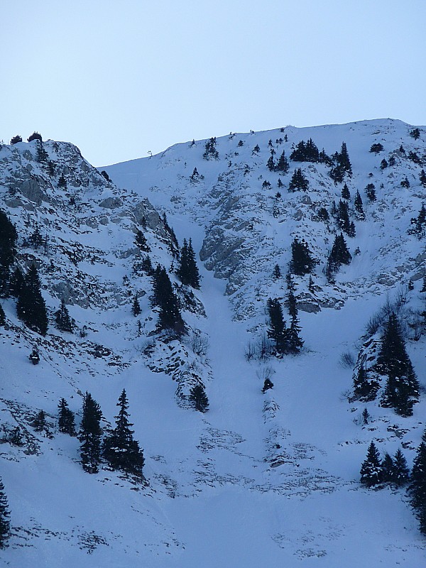 Le couloir : rempli sauf le bas