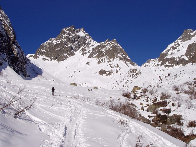 #5 Combe des Roches : Peu de neige en face sud Combe des Roches : Peu de neige en face sud