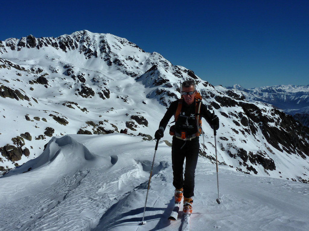 #7 Jean Louis : Devant la Cime du Sambuis versant Sud. Jean Louis : Devant la Cime du Sambuis versant Sud.