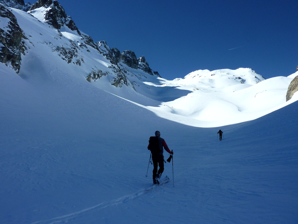 #8 Glacier(?) de l Glacier(?) de l'Argentière : La brêche est en vue.