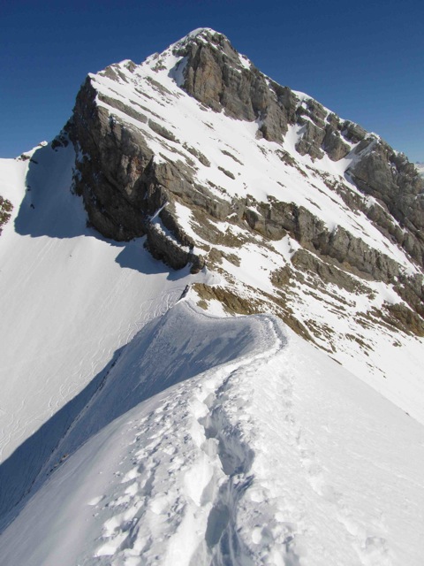 #2 Col du Rasoir : Le parcours sur l Col du Rasoir : Le parcours sur l'arête.