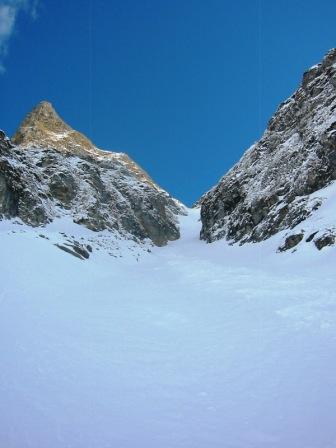 #7 couloir NW 3 : Au milieu de la descente couloir NW 3 : Au milieu de la descente