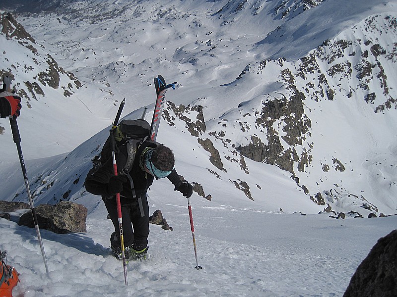 #3 Cime du Diable : début de la descente Cime du Diable : début de la descente