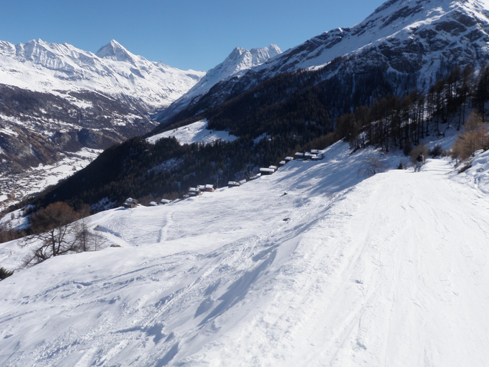 #17 descente sur la piste : vers Lana descente sur la piste : vers Lana