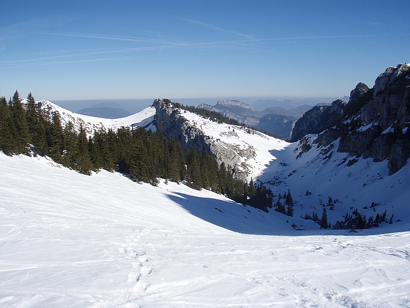 #2 Depuis le col du Mauvernay : Vue vers le nord, du Petit Som au col de Bovinant Depuis le col du Mauvernay : Vue vers le nord, du Petit Som au col de Bovinant