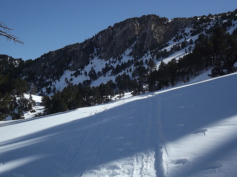 #7 Chemin du retour : Sous le Pla de Bernat, côté N Chemin du retour : Sous le Pla de Bernat, côté N
