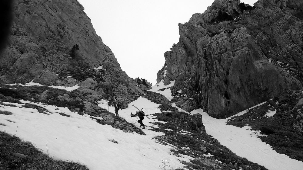 #8 Couloir W : Friz et Manu à l Couloir W : Friz et Manu à l'entrée du couloir