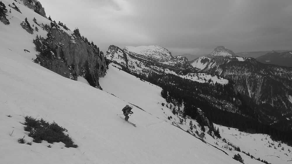 #18 Col de Bellefond SW : Delle carve la tole !! Col de Bellefond SW : Delle carve la tole !!