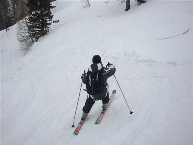 #11 La Piera Strecha : les premiers virages à la descente La Piera Strecha : les premiers virages à la descente