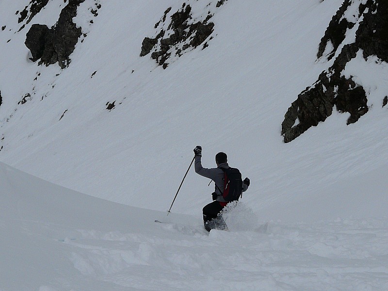 #3 couloir NW : Marc ouvre la danse couloir NW : Marc ouvre la danse