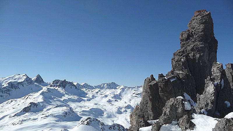 #5 mont thabor : le thabor (l mont thabor : le thabor (l'autre le grand pas le matheysin..) vu de la breche 2835