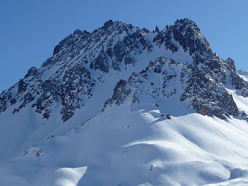#8 combe de nord est : La combe nord est vue des chalets de fontaine froide combe de nord est : La combe nord est vue des chalets de fontaine froide