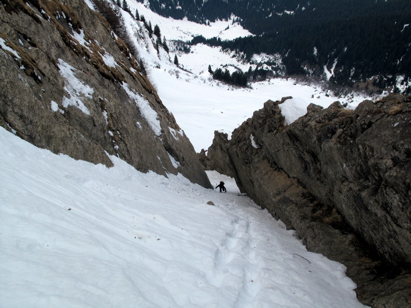 #4 Couloir de la Virgule : La trace est faite. Couloir de la Virgule : La trace est faite.