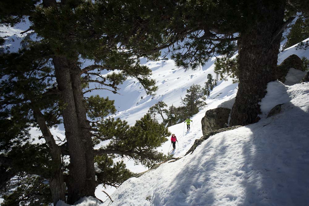 Sous le verrou du lac de Mar : avant la longue traversée du vallon