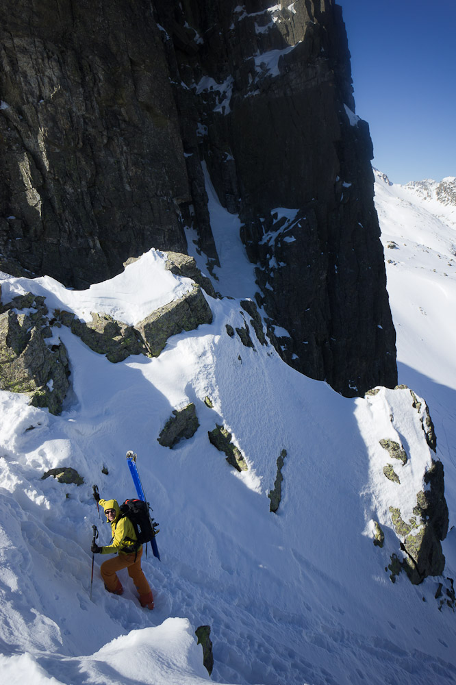 Coll de Contraix : première bascule versant E