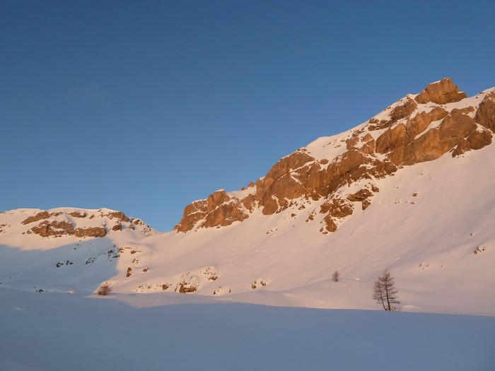 #1 Béal Traversier : Arrivée au lac du Lauzon. Béal Traversier : Arrivée au lac du Lauzon.