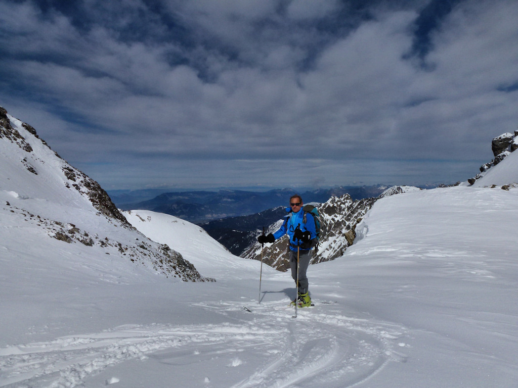 #7 Prêt pour la descente : Avant de nous lancer sur le glacier du Gleyzin. Prêt pour la descente : Avant de nous lancer sur le glacier du Gleyzin.