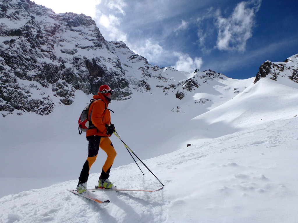 #19 Nous avons rejoint la Combe : Une portion de bon ski nous attend. Nous avons rejoint la Combe : Une portion de bon ski nous attend.