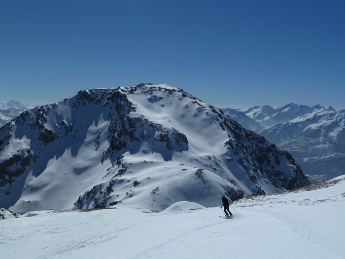 #3 Condamine : Descente sur la Tête de la Lauzière. Condamine : Descente sur la Tête de la Lauzière.
