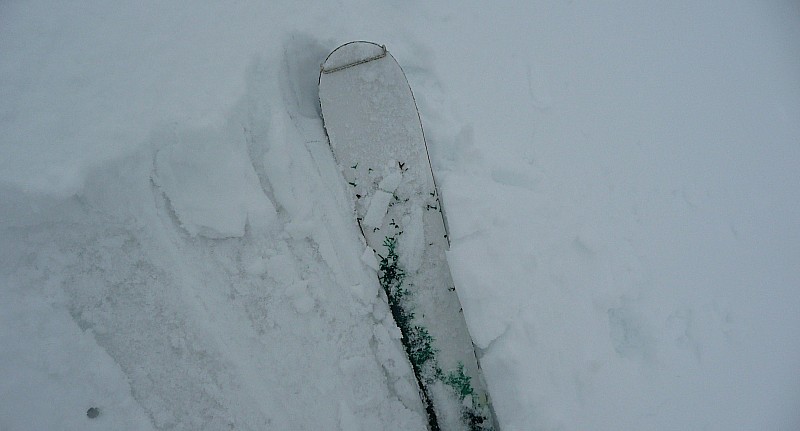 Info nivo : Au-dessus de 1700m, la couche de fraîche repose sur une petite croûte gelée. Pas de cohésion.