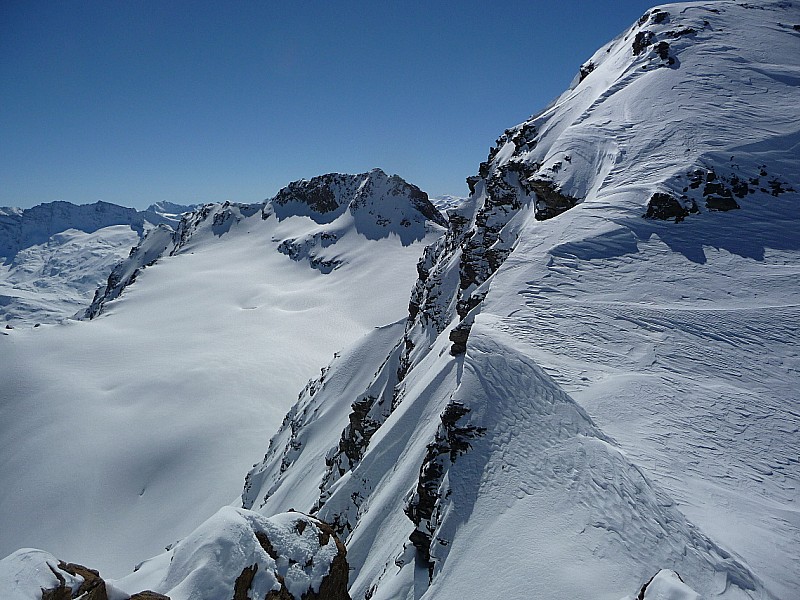 #24 Cime d Cime d'Entrelor : Un petit souvenir du début d'année ... glacier de l'Aouille vierge et Mont Tout Blanc !