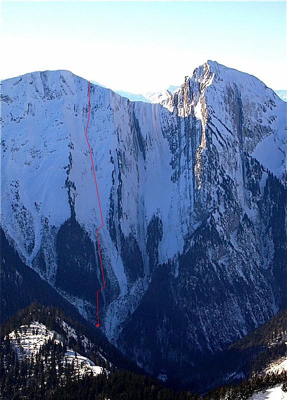 #1 face nord : mon itinéraire demontée et descente face nord : mon itinéraire demontée et descente