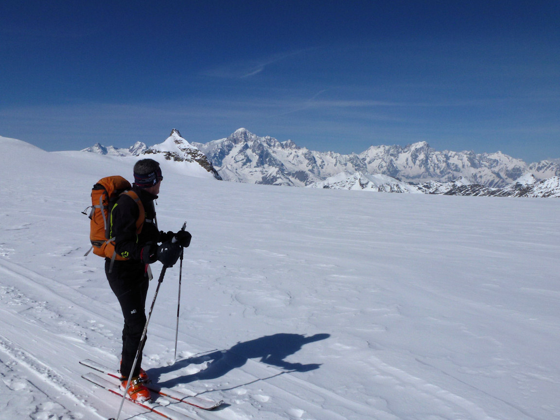 Le massif du Mont Blanc : Vue panoramique de premier ordre.