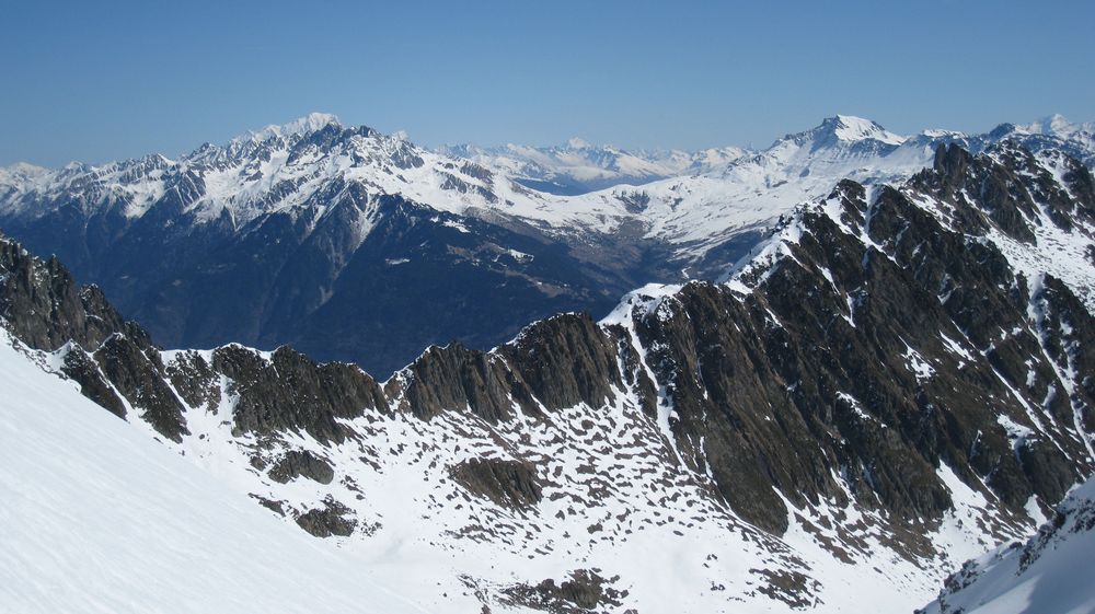 #1 Vue du col de la Lavoire : J Vue du col de la Lavoire : J'aurai vu le Mont Blanc, tout va bien !