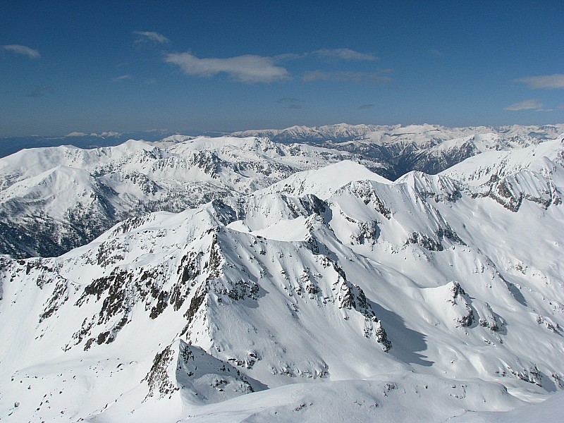 #6 Vue du sommet du Guilié : Mercantour,vallon de la Balme.... Vue du sommet du Guilié : Mercantour,vallon de la Balme....