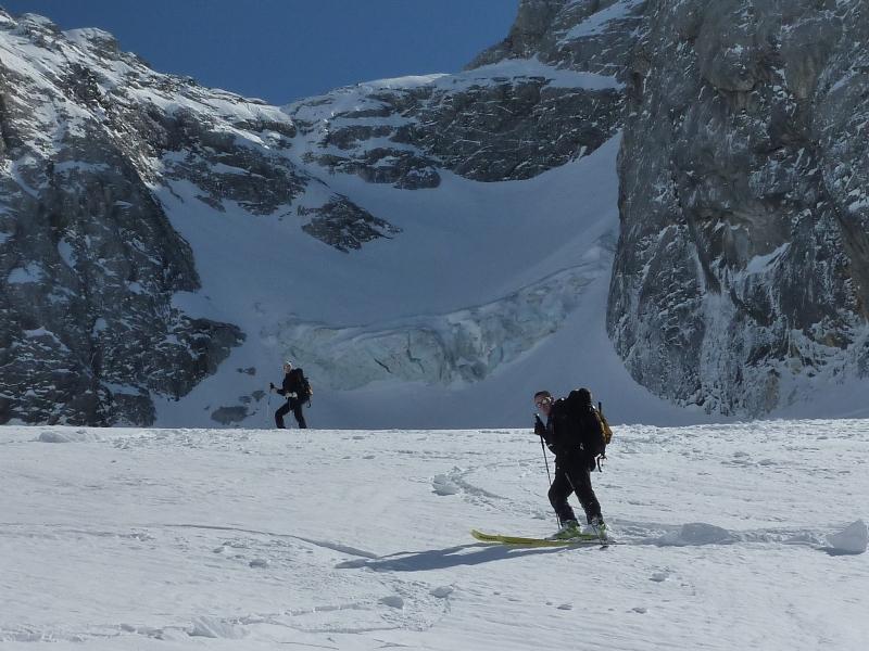 Glacier petit Vignemale : Descente vers le refuge