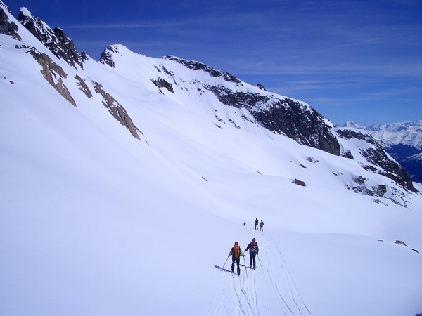 #2 Traversée Comberousse-Charmet : La suite de l Traversée Comberousse-Charmet : La suite de l'itinéraire, depuis le col de comberousse vers le Charmet d'Aiguille.
