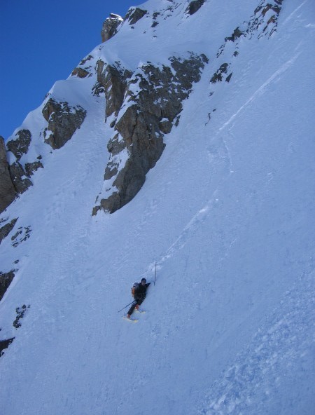 Couloir NE d'Argentière : Mais c'est raide !