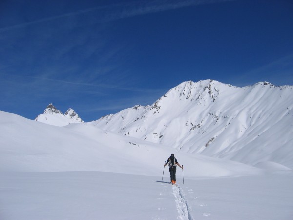 Aiguille d'Argentière : En remontant à l'Aiguille d'Argentière