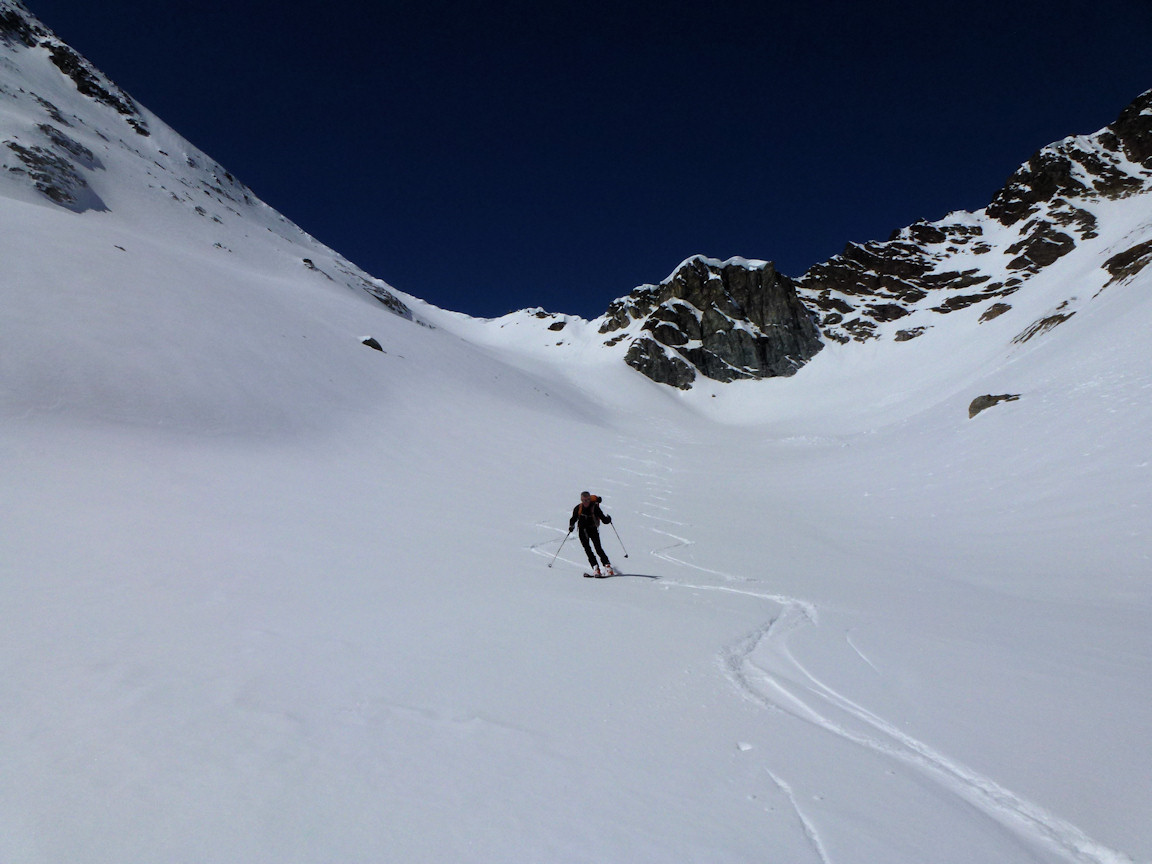 Glacier de la Sassière : Un vallon en moquette 5* pour nous seuls.