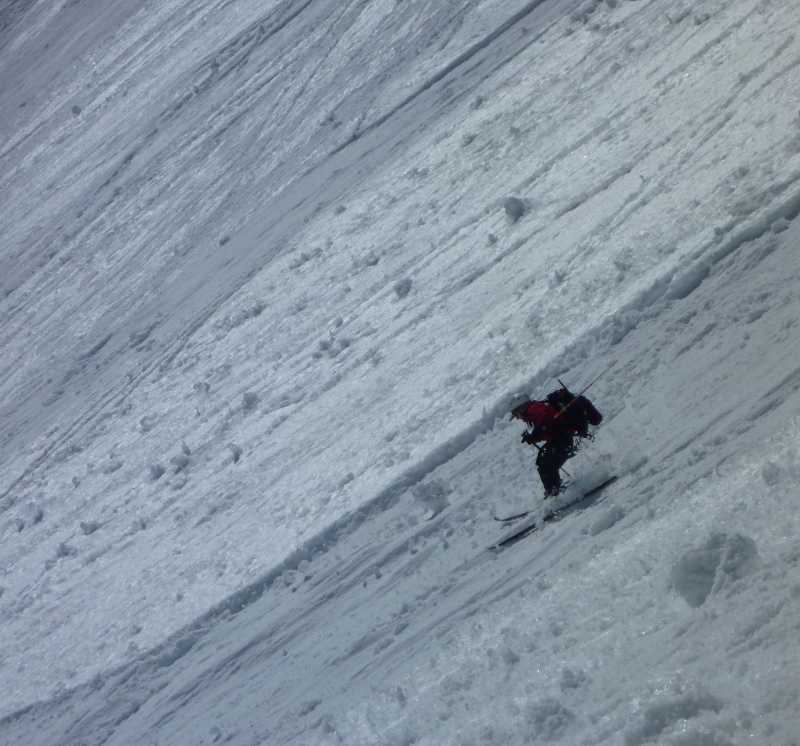 #3 couloir S du casset : ca a purgé couloir S du casset : ca a purgé