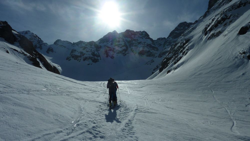 #3 Couloir NW : l Couloir NW : l'objectif est en vue