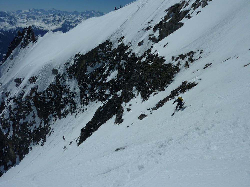#6 Brad : entrée du couloir, c Brad : entrée du couloir, c'est beau le telemark quand c'est maitrisé comme ça