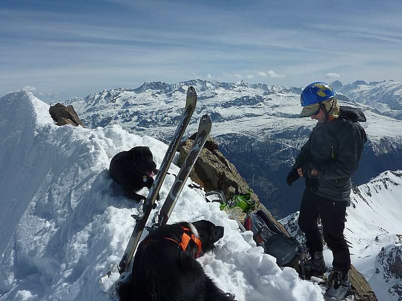 #6 Sommet, pas bien large : Berny "brief" ses équipes pour la descente ! Sommet, pas bien large : Berny "brief" ses équipes pour la descente !