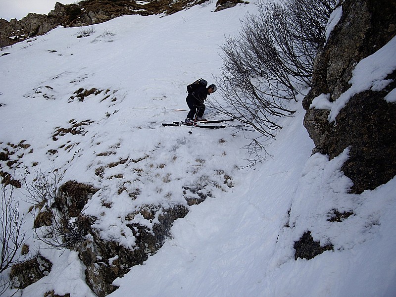 #6 Ressaut inéxistant en grosse neige. Ressaut inéxistant en grosse neige.