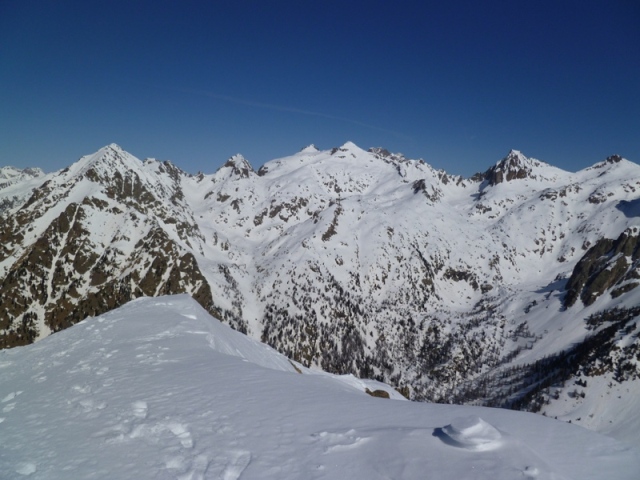#2 Vue de sommet : Pelago, vallon de Sangué,Guilié, Ruine Vue de sommet : Pelago, vallon de Sangué,Guilié, Ruine