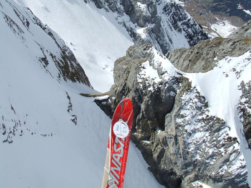 #7 Ambrevetta : je bascule dans la combe de Paccaly, par le couloir du Tchadar Ambrevetta : je bascule dans la combe de Paccaly, par le couloir du Tchadar