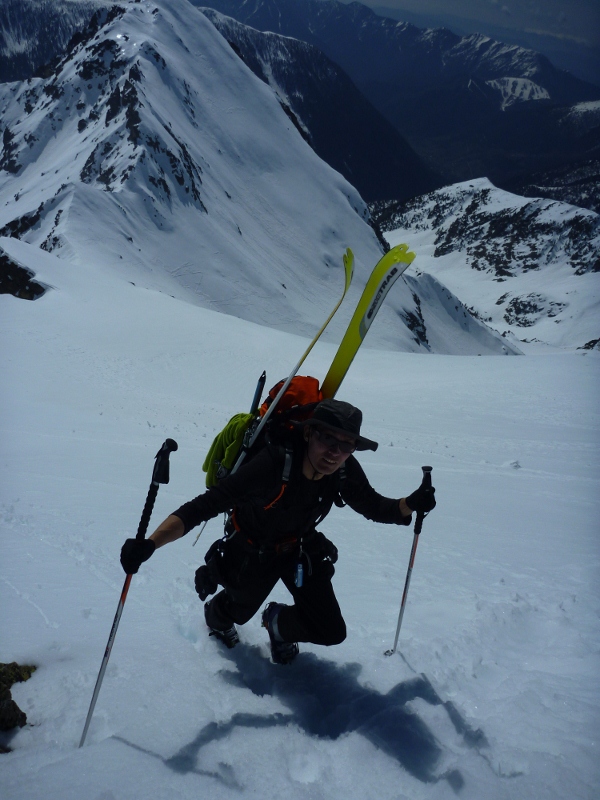 #12 Cime du Mercantour : Les derniers mètres en crampons ... Cime du Mercantour : Les derniers mètres en crampons ...