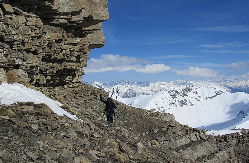 #11 Couloir S : Passage sans neige Couloir S : Passage sans neige
