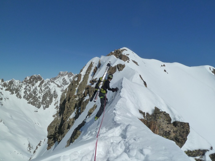#3 Un peu d Un peu d'arête : pour mettre du piment et rejoindre le couloir SE