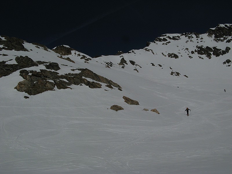 #7 Col d Col d'Arguille 2755m : Enfin le col d'Arguille 2755m vue depuis la combe vers 2700m