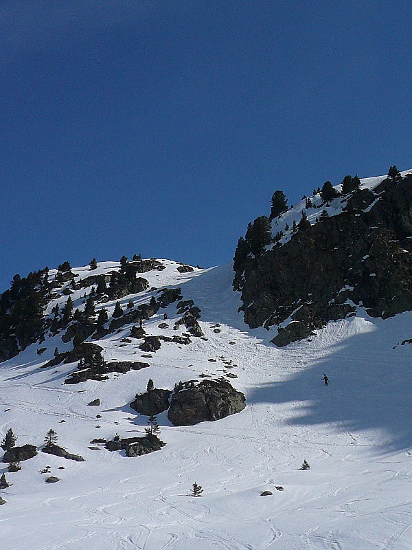 #2 couloir à prendre : déchaussage préférable couloir à prendre : déchaussage préférable
