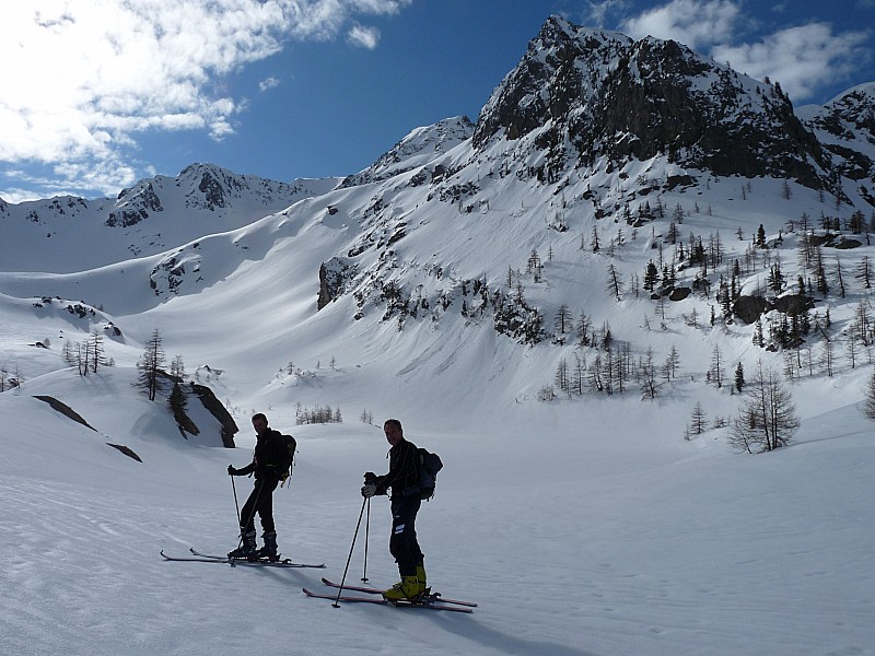 #1 François et Jean-Christophe : devant le lac de Trécolpas. François et Jean-Christophe : devant le lac de Trécolpas.