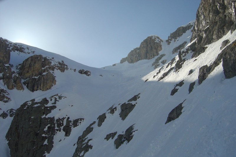 #3 le col del pass : bien pentu! la neige est facile à skier...c le col del pass : bien pentu! la neige est facile à skier...c'est bon!
