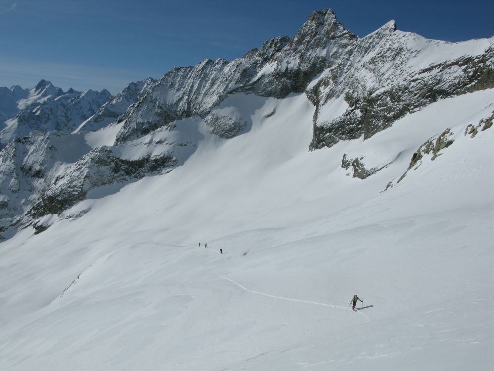 #1 Devant le Pic Geny : Sur le glacier du Plaret Devant le Pic Geny : Sur le glacier du Plaret